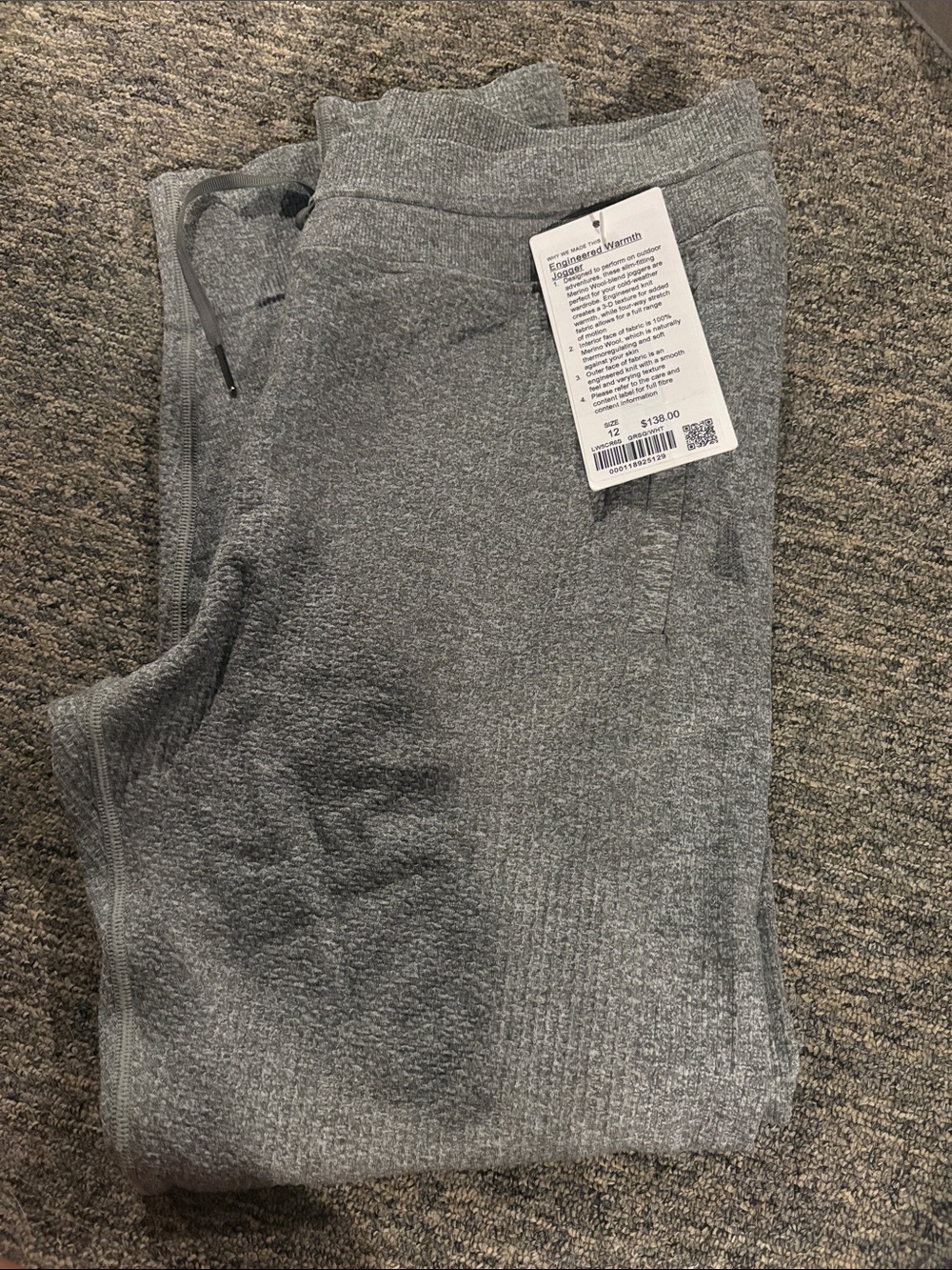 lululemon athletica Gray Track Pants Joggers